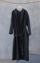 Load image into Gallery viewer, SOOMODA Hooded Linen Bandage Trench Coats