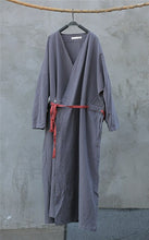 Load image into Gallery viewer, SOOMODA Vintage Trench Cotton Linen Coat