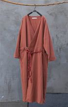 Load image into Gallery viewer, SOOMODA Vintage Trench Cotton Linen Coat