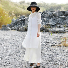 Load image into Gallery viewer, SOOMODA Long Vintage Broadcloth Loose Tops