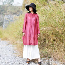 Load image into Gallery viewer, SOOMODA Long Vintage Broadcloth Loose Tops