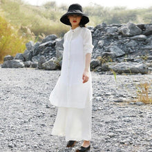 Load image into Gallery viewer, SOOMODA Long Vintage Broadcloth Loose Tops